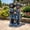 Blue+Boy and Girl, variant on Sfirey Lying Angel Garden Statue, Magnesium Oxide Sculpture Outdoor Decor