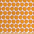 thumbnail image 1 of Fruits Fabric by the Yard, Hand Drawn Repetitive Colorful Illustration on Plain Background, Decorative Upholstery Fabric for Sofas and Home Accents, Orange and Vermilion by Ambesonne, 1 of 5