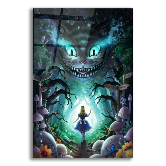 Epic Art 'Alice' by JoJoesArt, Acrylic Glass Wall Art, 16"x24"