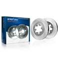 thumbnail image 3 of Detroit Axle - Brake Kit for 2009-2012 Chevy Colorado GMC Canyon Front Brake Rotors Ceramic Brakes Pads 2009 2010 2011 2012 Rear Brake Drums Semi-metallic Brake Shoes Replacement 6 Lug, 3 of 7