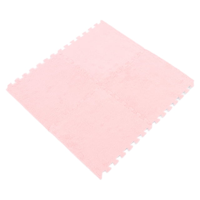10pcs Plush Foam Floor Mat, Soft and Thick, Interlocking Mat for Room Floor with Split Joint, Foam Rug for Extra Comfort Ideal for Kids Exercise and Yoga Practice