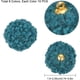 thumbnail image 3 of 80 piezas de pompones de terciopelo en 8 colores, colgantes para pendientes, borlas de tela con pétalos dorados y remates para hacer pendientes colgantes y llaveros., 3 of 8