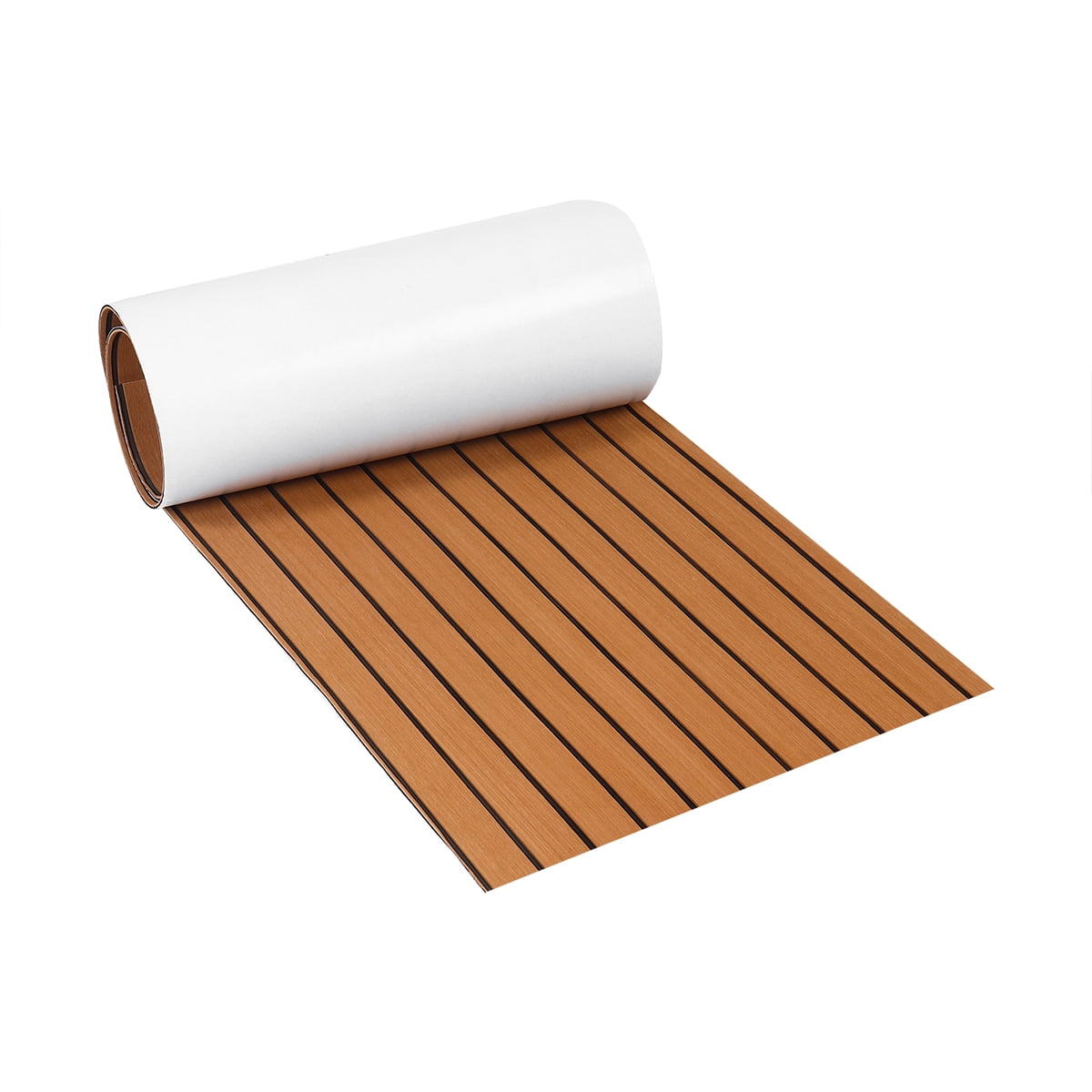 L Size Boat Decking Sheet Marine Teak Flooring Carpet EVA Foam Mat Light Brown