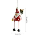 thumbnail image 3 of Iumwxz 3D Iron Christmas Ornaments Set Santa Snowman Star Tree Hanging Decorations 4.72 Inch Metal Holiday Pendants for Christmas Tree Home Festive Decor, 3 of 6