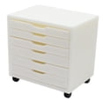 thumbnail image 2 of Miniature Cabinet Dollhouse Nightstand Storage Feature White Finish for Ob11 Bedroom Decor, 2 of 7
