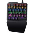 thumbnail image 1 of HXSJ J100 Teclado profesional para juegos de una sola mano de 35 teclas con reemplazo con HXSJ Teclado, 1 of 6