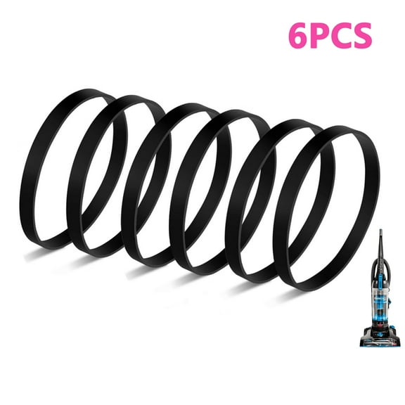 6 Replacement Belts for Bissell PowerForce Helix (Turbo) Vacuum, Replace Parts 2031093, Fit Models 2191, 2191U, 2190, 1700, 1701, 1797, 2691, 2692, 1240, 12B1, 68C7, 3920 Series