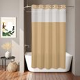 thumbnail image 2 of No Hook Shower Curtain, Pure Oatmeal Shower Curtains for Bathroom with See Through Top Window, Modern Solid Color Minimalist Art Waterproof & Washable Bath Curtain Small Stall 36"x78", 2 of 9
