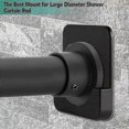 thumbnail image 4 of Adhesive Shower Curtain Rod Tension Holder,no Drilling ,2 Pack, 4 of 4