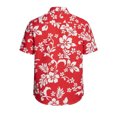 thumbnail image 4 of Men's Short Sleeve Button Down Shirts Casual Printed Summer Regular Fit Beach Shirt, 4 of 4