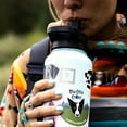 thumbnail image 6 of IRON °FLASK Camping & Hiking Hydration Flask, Wide Mouth, 3 Spout Lids, Stainless Steel Outdoor Water Bottle, Double Walled, Insulated Thermos, Metal Canteen - Midnight Black, 22 Oz, 6 of 7