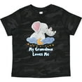 thumbnail image 3 of Inktastic My Grandma Loves Me Cute Elephants Clouds Moon and Stars Boys or Girls Toddler T-Shirt, 3 of 5