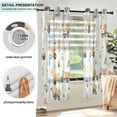 thumbnail image 3 of Yayeee Window Curtains Light Filtering 63"x42" Grommet Panel Pair Home Living Room Decor, Truck Construction Pattern, 3 of 7