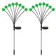 thumbnail image 1 of 2 uds luz decorativa Solar de trébol 600mAh 2 modos decoración de jardín de día irlandés al aire libre, 1 of 8