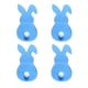 thumbnail image 2 of Uuiauoio 4 PCS Easter Bunny Cutlery Bags Flatware Holder Bunny Shape Silverware Felt Utensil Cutlery Pouch Bags for Knife Forks Spring Easter Table Decoration for Home Party Birthday Supplies, 2 of 6