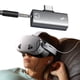 thumbnail image 1 of Cable adaptador 2 en 1 USB C a conector de audio auxiliar con conector de audio auxiliar PD 30 W Adaptador de audio auxiliar USB C divisor para Meta Quest 3S, 1 of 6
