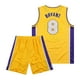 thumbnail image 2 of Lakers Kobe No.8 V-neck embroidered jersey purple yellow basketball suit men's sports suit, 2 of 5