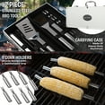 thumbnail image 2 of Home-Complete 16-Pc BBQ Grill Tools Set, Silver, 2 of 11