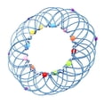 thumbnail image 1 of Decompression Toy Variety Flower Basket Thirty-Six Variable Mild Steel Changeable Magic Wire Hoop Children's Toy, 1 of 3