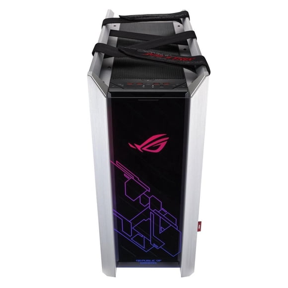 Gabinete Gamer ASUS ROG STRIX HELIOS GX601 E-ATX Media Torre 4 Fan Cristal Templado USB-C RGB Blanco