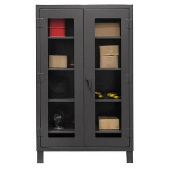 Durham HDCC244878-4S95 12 Gauge Clearview Shelf Cabinet - 48 x 24 x 78 in.
