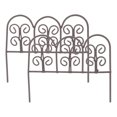 thumbnail image 1 of OULII 2Pcs Miniature Fence Iron Retro Decorative Garden Barrier for Hobbyists Micro Landscape Decor Coffee Shop, 1 of 8