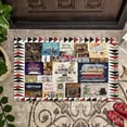 thumbnail image 2 of Door Mat Indoor Door Mat Front Door Mat Book Lovers Bookshelf Floor Mats Welcome Door Mats Polyester Door Mats High Traffic Rugs for Entryway My Past Orders 16x24IN, 2 of 4