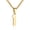 Gold 1, variant on Number Necklace for Men Silver/Gold Athletes Number Chain Stainless Steel Charm Pendant Personalized Sports accessories for Men Basketball Baseball Football