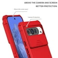 thumbnail image 4 of ELEHOLD Case for Google Pixel 9/9 Pro, Shockproof Full Body Case Built in Slide Camera Lens Cover & Invisible Kickstand,Red, 4 of 11