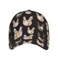 thumbnail image 2 of Balery Baseball Cap Adjustable Size for Running Workouts and Outdoor Activities All Seasons Dad Hat(Flowe Rooster), 2 of 9