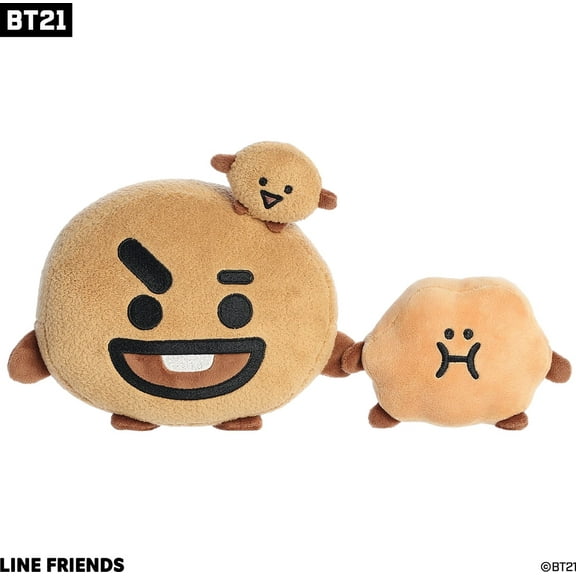 Aurora - Medium Brown BT21 - 12" SHOOKY - Lovable Stuffed Doll