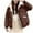 #39-brown winter coats for women, variant on UPPADA Womens Winter Cropped Puffer Jackets Lightweight Quilted Down Jackets Hooded Zip up Short Warm Quilted Puffer Coats Casual Outerwear with Pockets,Puffer Jacket Womens Lightweight Beige,XXL