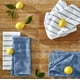 thumbnail image 2 of Juego de toallas de cocina KitchenAid Albany, paquete de 4 unidades, terciopelo azul/blanco, 2 of 4