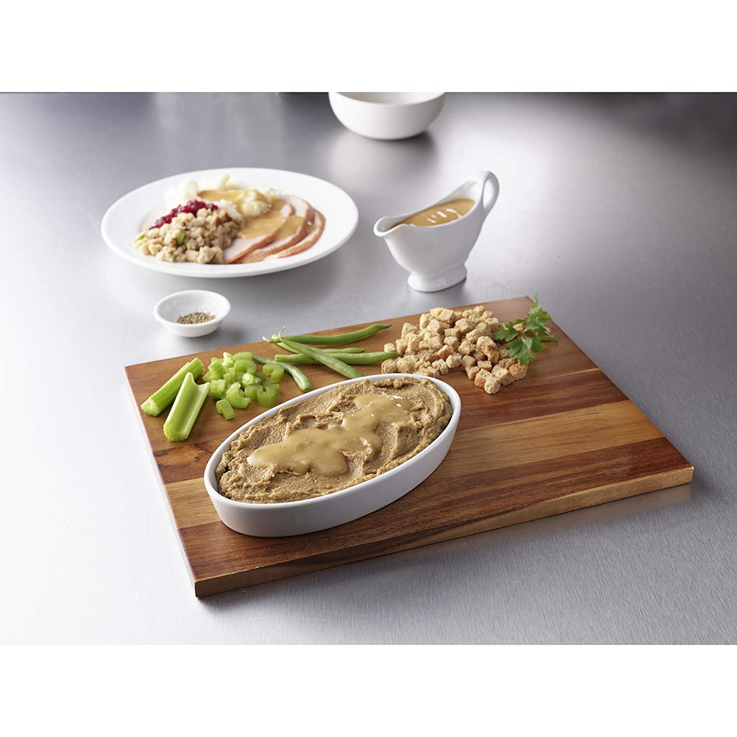 Hormel Health Lab THICK & EASYï¿½ Purees Roasted Turkey with Bread Stuffing & Green Beans, 7 oz (Pack of 2)