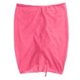 thumbnail image 4 of Curuila Women Beach Skirt Solid Color High Waist Drawstring Breathable Swim Skirt For Swimming Pool Pink Size S, 4 of 7