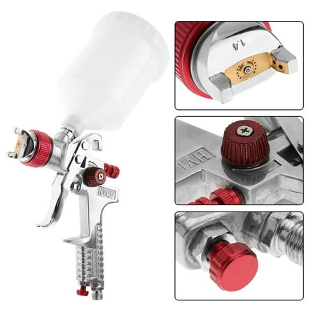 Greensen Professional 1.4mm Nozzle 600ml Gravity Type Pneumatic Spray Gun For Car (The Best Spray Guns For Painting Cars)