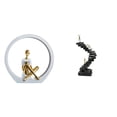 thumbnail image 1 of Figura De Niña, Estatua De Mujer, Centro De Mesa, Dormitorio, Regalo Para Lectores, Estantería, Escultura Abstracta De Granja, Figura De Resina, Artesanía, Versátil, Decoración De Mesa De, 1 of 8