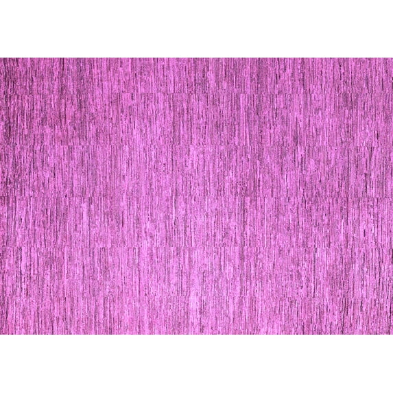 Ahgly Company Indoor Rectangle Solid Purple Modern Area Rugs, 4' x 6'