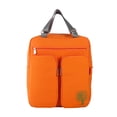 thumbnail image 1 of insular Mochila Multifuncional Insular 8038 para Mamá, Bolsa Grande con Compartimentos, Impermeable, Incluye Pañalera y Banda para Cochecito, Color Naranja, 1 of 6