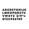 thumbnail image 2 of Black 4" Casual Uppercase Ready Letters®, 2 of 3