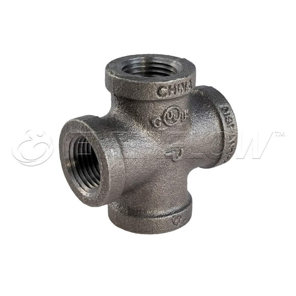 Supply Géant Cnds0300 Noir Ajustement Croisé Malléable 3 Pouces" 3