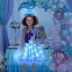 thumbnail image 5 of Vestido de gasa de sirena con falda ligera y estrellas de mar, vestido infantil, vestido de princesa, 5 of 6