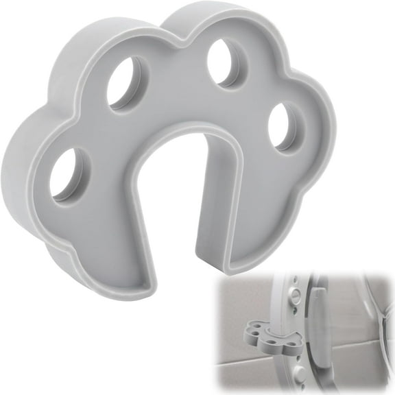 Grey Washing Machine Door Prop, Front Load Washer Door Holder, Laundry Prop Open Door Stopper Accessories for Dishwasher, Dryer, Washer (1 Pack)