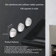 thumbnail image 2 of Juego de 128 deslizadores autoadhesivos para puertas de gabinetes, partículas transparentes anticolisión, tablas de cortar, tapas de vidrio, muebles de cocina pequeños, topes de goma para paredes y pisos de madera ER, 2 of 5