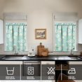 thumbnail image 2 of Farmhouse Bloom Curtains 36 Inch Short - 3 Panel Vintage Floral Set with Bohemian Wildflowers, Rod Pocket Window Treatment for Spring Summer Season, 2 of 2