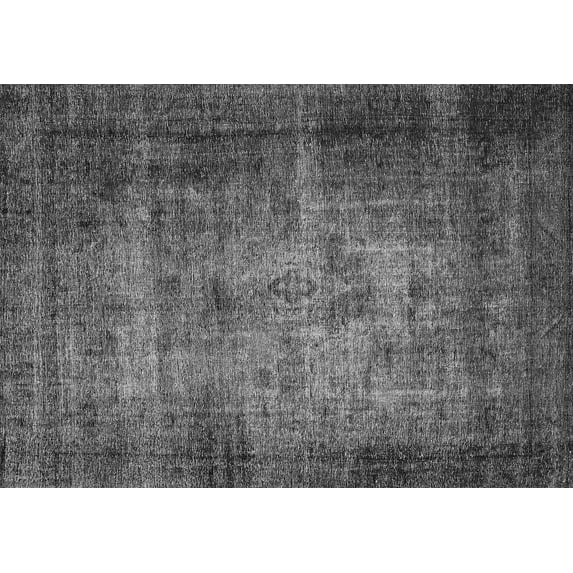 Ahgly Company Indoor Rectangle Oriental Gray Industrial Area Rugs, 5' x 7'