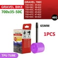 thumbnail image 2 of Tekuisi 2/1Pcs Bicycle Inner Tube Ultralight 700C Gravel Bike Inner Tube TPU Road Cycling Tire 35-50C 46g FV 60/45MM Bikes Accessories, 2 of 6