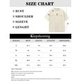 thumbnail image 6 of Men's Cotton T-Shirts Oversized Unisex Short Sleeves Casual Loose Wash Solid Basic Tee Tops, 6 of 7