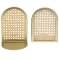 thumbnail image 5 of Home Decor Collection Sterling & Noble Home Gold and Natural Rattan Decorative Tabletop Bookends, 5 of 7