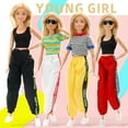 thumbnail image 5 of Traje de moda Barbie, 4 piezas, 4 accesorios para muñeca, pa, 5 of 5